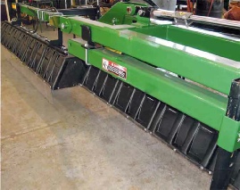 Cajun Ag | Converted in-row sprayer to broadcast sprayer