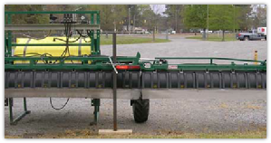 Cajun Ag |  Broadcast Hooded Sprayer by Coastal AgroBusiness, Greenville NC